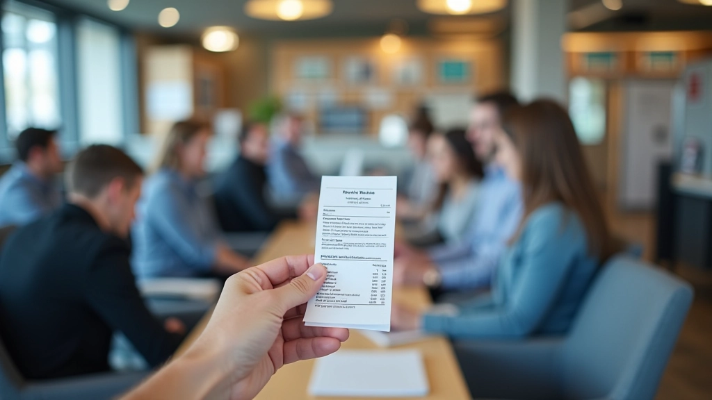 Automated receipt scanning workflow visualization