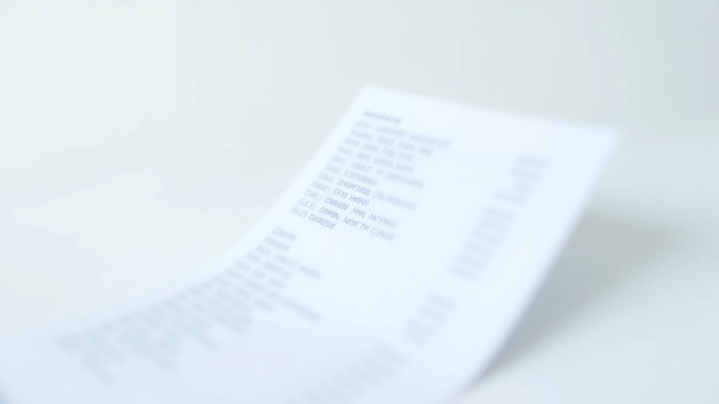 Close-up of scanned receipt showing extracted data fields highlighted and verified